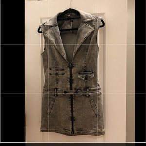 Mini Bebe denim dress SZ M